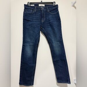 Hollister Blue Skinny Jeans with Classic Indigo Wash